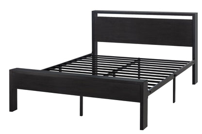 SHA CERLIN Queen Metal Platform Bed Frame with Headboard 14"