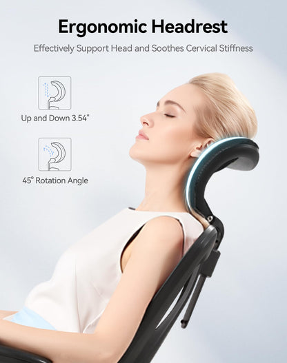 SIHOO M18 Ergonomic Mesh Office Chair with Headrest & Lumbar