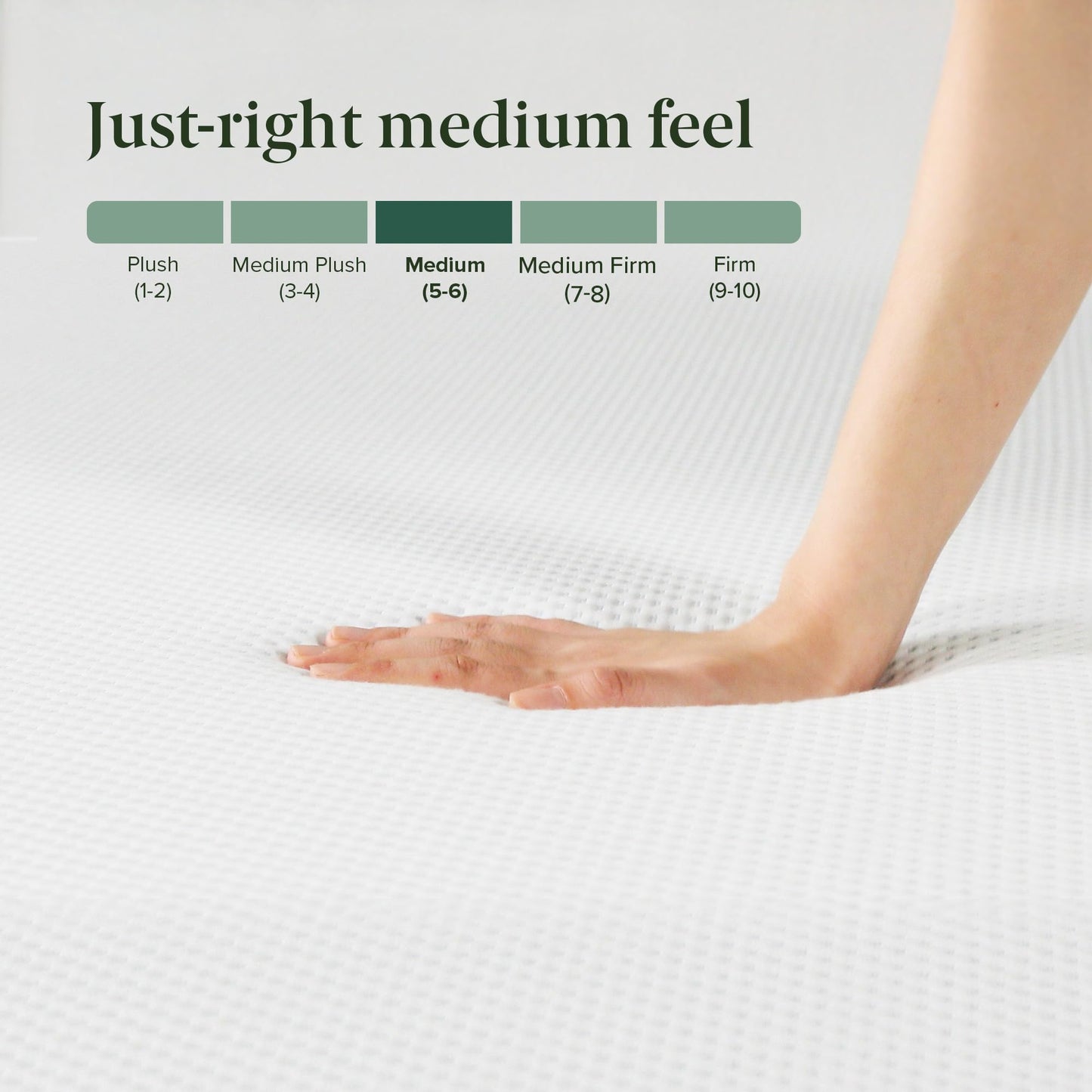 Zinus 10" Full Green Tea Cooling Memory Foam Mattress, Medium