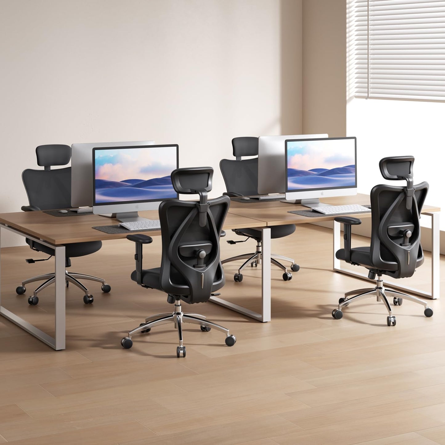 SIHOO M18 Ergonomic Mesh Office Chair with Headrest & Lumbar