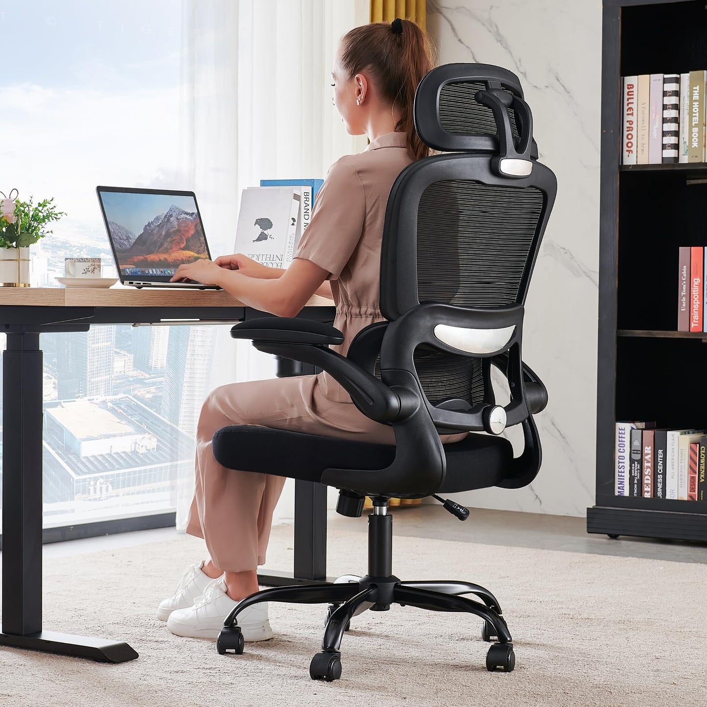 TRALT Ergonomic Office & Gaming Chair with Lumbar Support