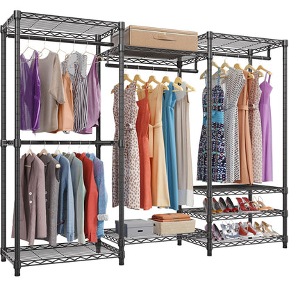 VIPEK V5 Heavy Duty Freestanding Clothes Rack, 890 LBS, Black