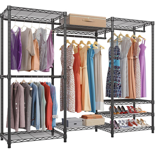 VIPEK V5 Heavy Duty Freestanding Clothes Rack, 890 LBS, Black