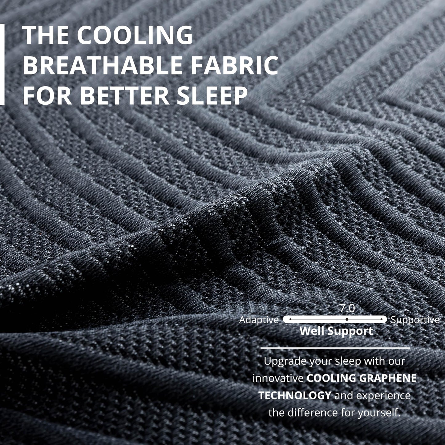 EGOHOME 14" King Memory Foam Mattress | Cooling Copper Gel